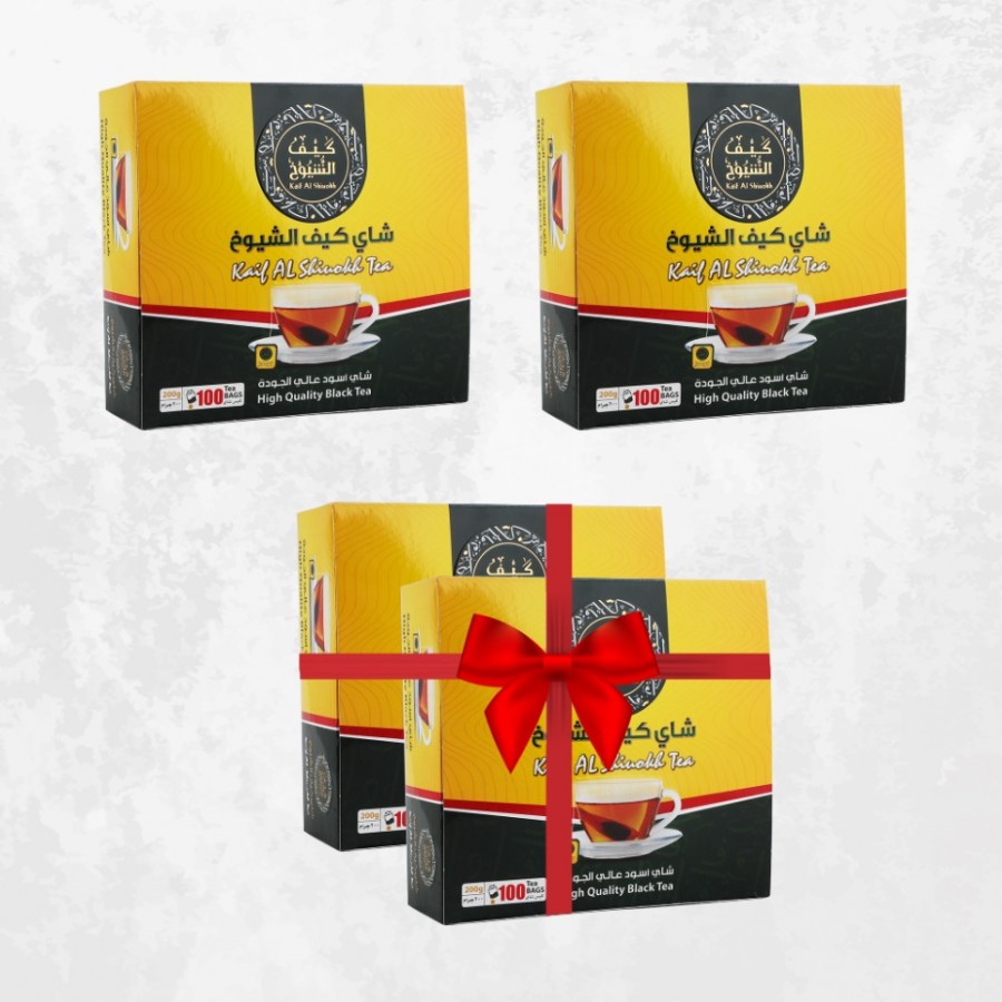 بكج شاي كيف الشيوخ 100كيس 2+2مجانا